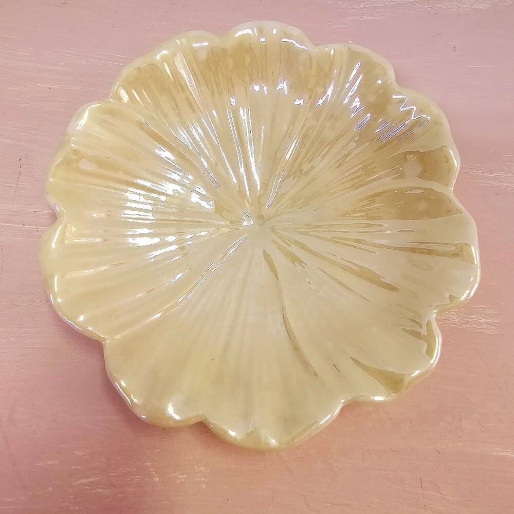 Belleek Porcelain Primrose Butter Plate, Vintage, 1955-65